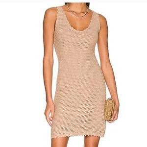 BB Dakota  By Steve Madden Knitted Brown Mini Dress